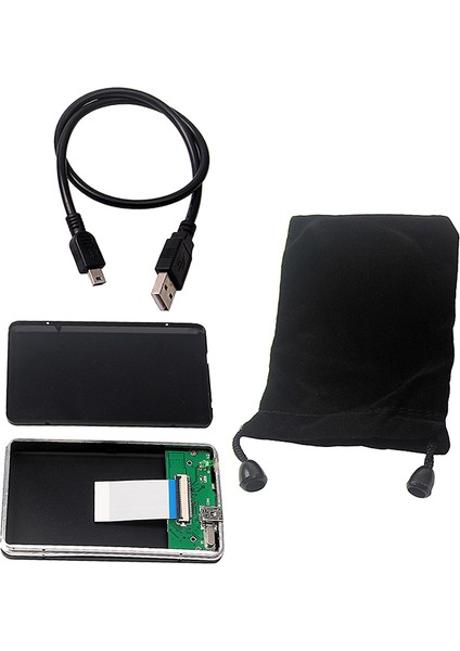 2 Adet Sabit Sürücü Alüminyum Muhafaza USB 2.0 Ce Zıf 40PIN Sabit Disk Harici