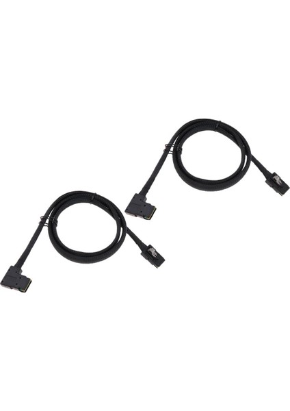 2x Mini Sas Kablosu 36PIN SFF8087 Ila 8087 Sas HDD Sabit Sürücü Adaptörü 70 cm(Yurt Dışından)