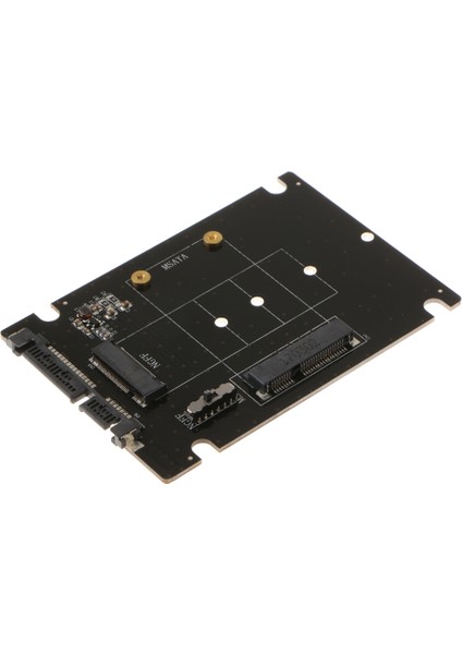 Charmant 2x Msata / M.2 2242/2260/2280 (Ngff) Sata Adaptör Kartı Mini Sata'ya Sata'ya