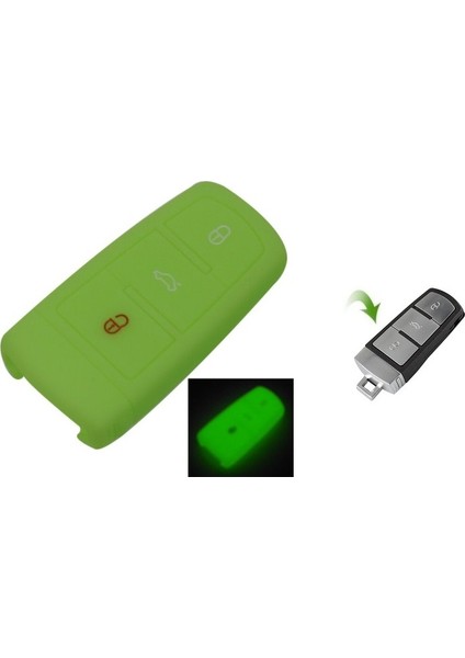 Volkswagen Passat B6 Silikon Anahtar Kılıf. Anahtarsız Çalıştırma Olan Araçlar Içindir. modelleri