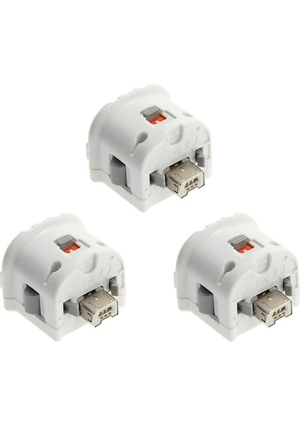 Nintendo Wii Uzaktan Beyaz Için 3X50MM Motion Plus Motionplus Adaptörü Sensörü