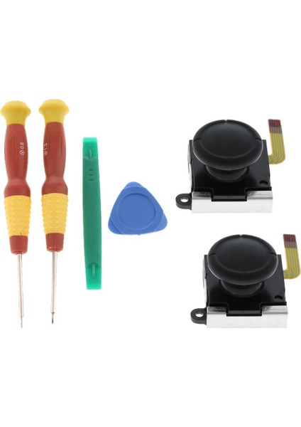 2 Adet L R Analog Joystick Gamepad Nintendo Anahtarı Için 3D Rocker & Tornavida