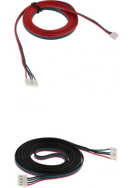 Charmant 2 Adet Erkek Uyumlu Step Motor Kablosu 3D Yazıcı Xh2.54, 1.5 Metre + 2