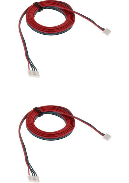 2 Paketler Step Terminal Motor Kablosu 3D Yazıcı Aksesuarı Için Xh2.54, 1 + 1.5m(Yurt Dışından)