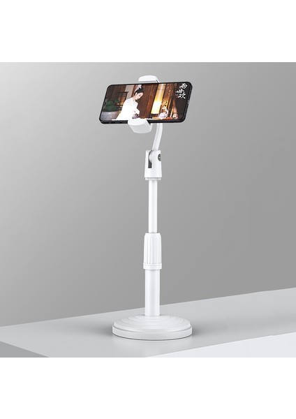 Cep Telefonu Canlı Yayın Standı White (Yurt Dışından)