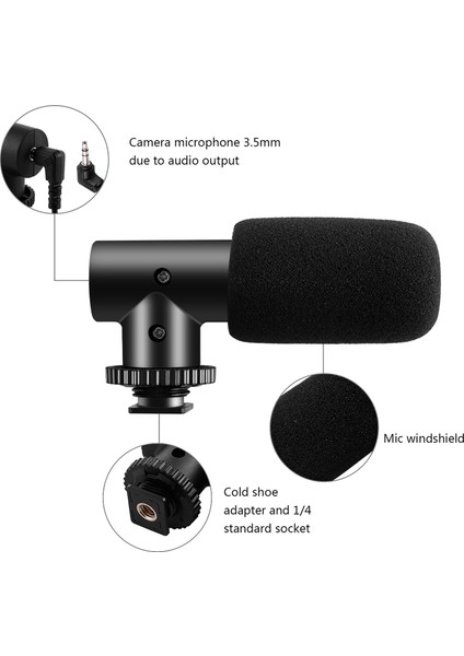 Puluz Live Broadcast Video Çekim Vlogger Kitleri Siyah (Yurt Dışından)
