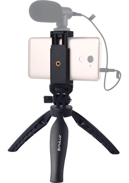 Puluz Masası Plastik Tripod Dağı ile Telefon Kelepçesi Siyah (Yurt Dışından)
