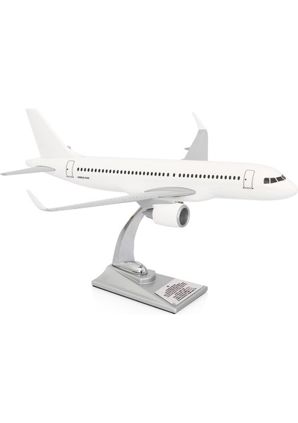 Airbus A320 Model Uçak, 1/100 Beyaz Elit Maket Uçak