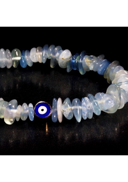 Akuamarin Bileklik - Nazar Için Doğal Taş modelleri