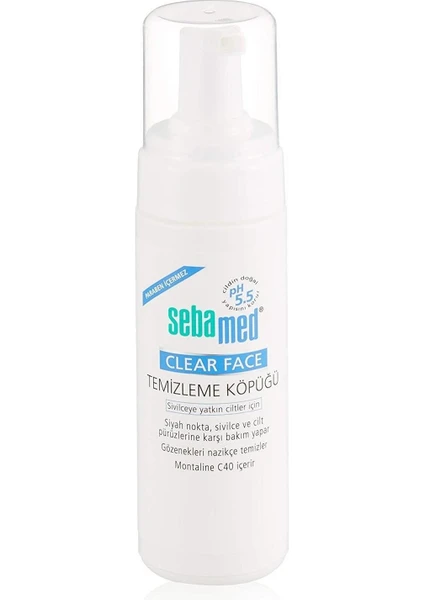 Clear Face Yüz Temizleme Köpüğü 150ML