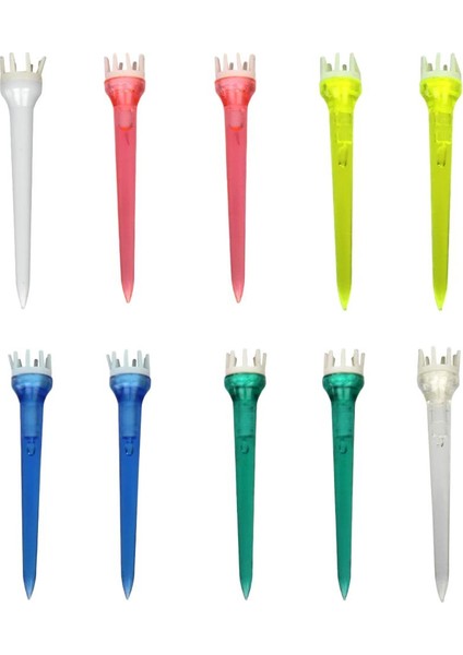 10 Adet Plastik Golf Taç Pençe (Yurt Dışından)