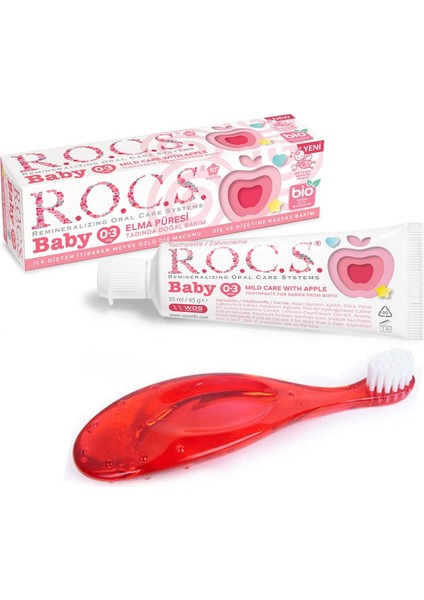 Baby 0-3 Yaş Bebek Diş Fırçası - Pembe