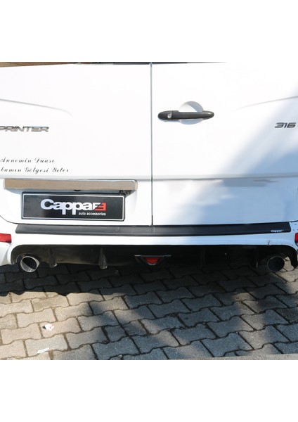 Mercedes Sprinter W907 Arka Tampon Eşiği Koruma Mat 2018 -