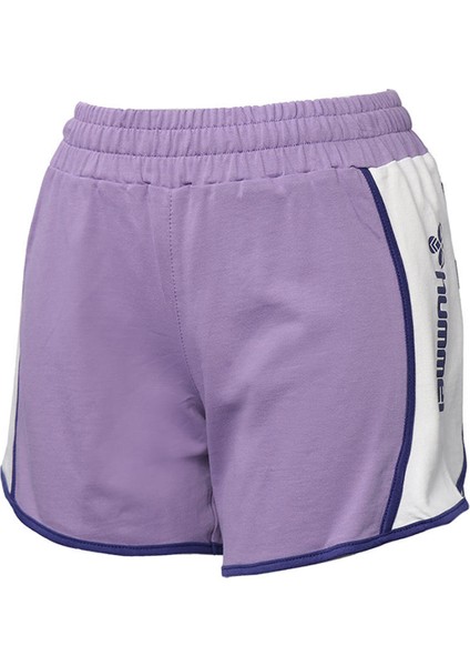 931441-2102 Normal Bel Regular Fit Düz Açık Mor Kadın Şort