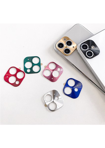 Yediseven Apple iPhone 12 Lens Kamera Koruyucu Alüminyum Metal
