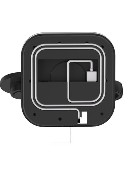 3 In 1 Katlanabilir Kulaklık Manyetik Kablosuz Şarj iPhone Uyumlu ve Android Için Siyah fırsatları