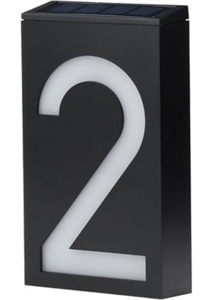 Güneş Enerjili 0-9 LED Işık Ev Adres Numarası Sokak Yol Kapısı Duvar Lambası (Yurt Dışından) fırsatları