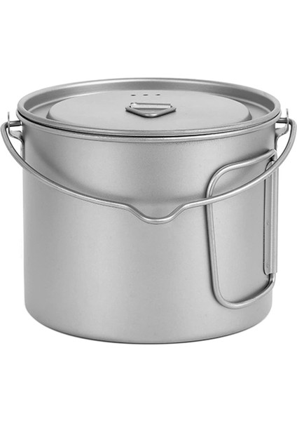 1100 ml Titanium Pot Kapak ve Katlanabilir Kolu ile (Yurt Dışından)