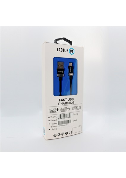 Factor M Platinum Kablo 2.4A 20W Type-C To Type-C (Fm-Pctt)