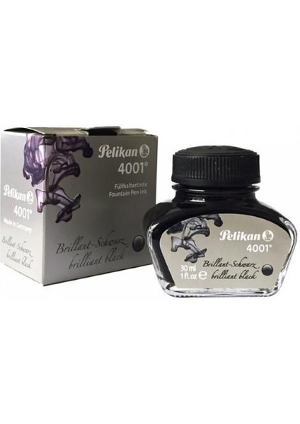 4001 Dolma Kalem Mürekkebi Siyah 30 ml