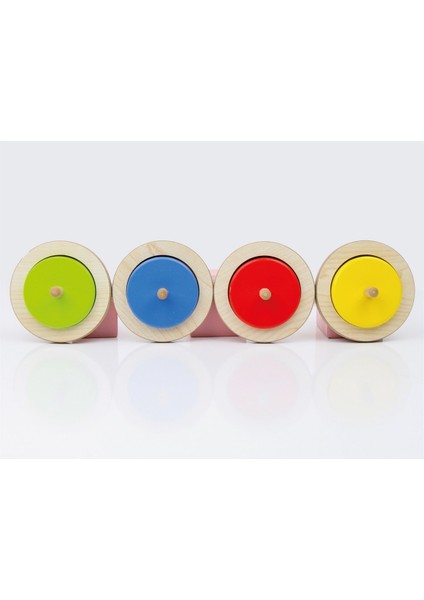 Ahşap Geometrik Şekiller Tekli Daire