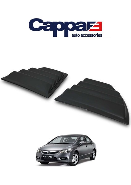 Honda Civic 8 Kelebek Cam Rüzgarlığı 2 Parça 2006-2012