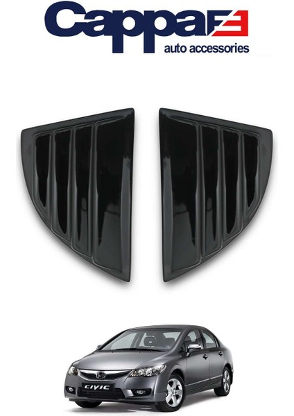 Honda Civic 8 Kelebek Cam Rüzgarlığı 2 Parça 2006-2012