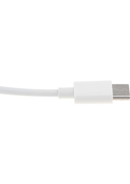 2 Parça Tip C Için 3.5mm Ses Kablosu Adaptörü Aux Kulaklık MacBook Için