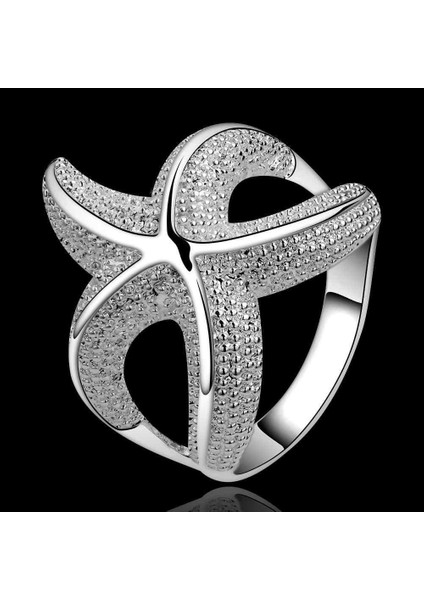 Deniz Yıldızı Yüzük Gümüş Kaplama Moda Alyans Takı 7 (47MM) fiyatları