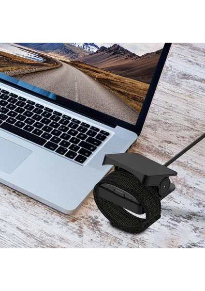 Siyah 1 M USB Şarj Kablosu Kablosu Şarj Amazon Halo Akıllı Bilezik Için Fit