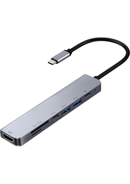 Tip C USB 3.1 Ila Usb-C 4K HDMI Adaptörü Hub Pd Şarj Genişletme MacBook Için