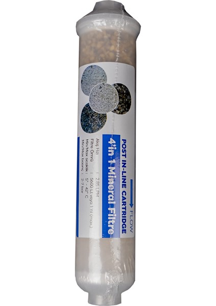 - Su Arıtma Cihazları Için 10" Mineral Filtre 4 Aşamalı