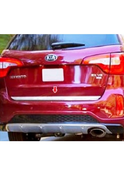 Kia Sorento Krom Bagaj Alt Çıtası 2009-2015 Paslanmaz Çelik