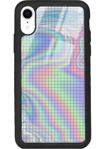 Apple iPhone Xr Neon Dama Tasarımlı Glossy Telefon Kılıfı
