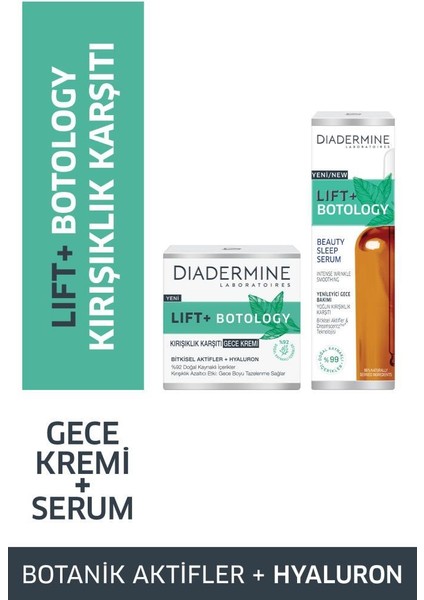 Lift+ Botology Serum 30 Ml + Gece Kremi 50 Ml