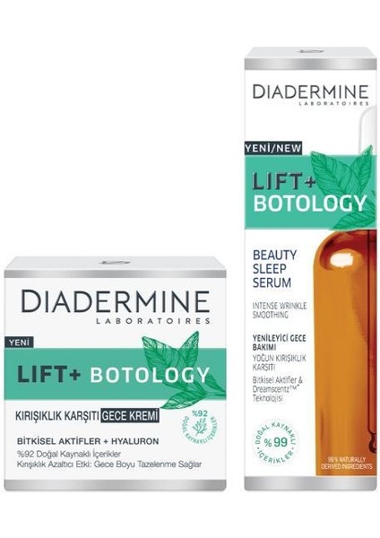Lift+ Botology Serum 30 Ml + Gece Kremi 50 Ml fiyatları
