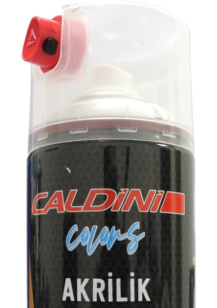 Parlak Beyaz Akrilik Sprey Boya RAL-9010 Üniversal Caldini 400 ml
