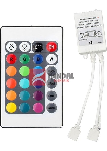 KLD106 Uzaktan Kum. LED Kontrol Panel 6A