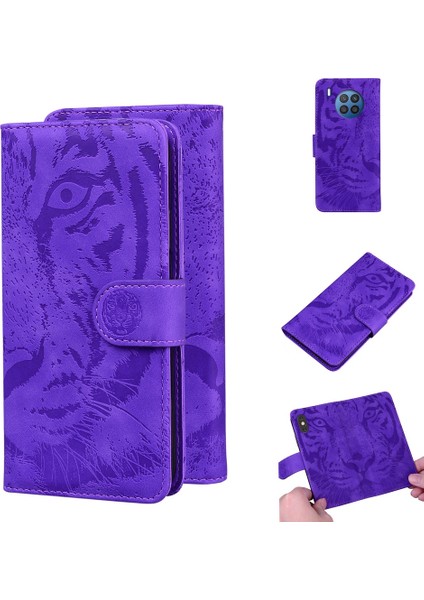 Telefon Kılıfı Için Huawei Y6PCASE Cüzdan Uçan Telefon Kılıfı Kelebekler-Kahverengi fiyatları