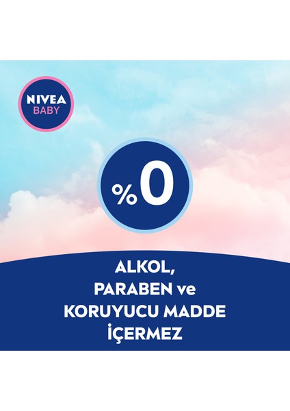 NIVEA Baby Pişik Önleyici Krem 100ml; Hassas Bebek Cilt;Alkol ve Paraben İçermez; Cilt Tahriş Önler