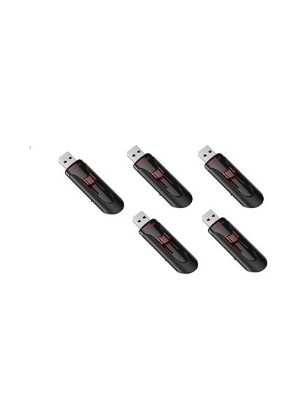 5 Adet Sandisk Cruzer Glide SDCZ600-032G-G35 32 GB USB 3.0 Flash Bellek 5 Adet