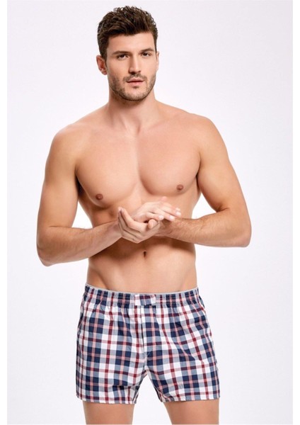 Erkek Poplin Boxer 002 3 Adet