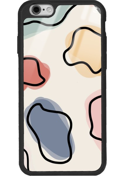 Apple iPhone 6 - 6s Nude Milky Tasarımlı Glossy Telefon Kılıfı