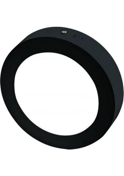 KDL423B Smd Led’li Yuvarlak 24W Siyah Kasa Sıva Üstü Panel Armatür Günışığı