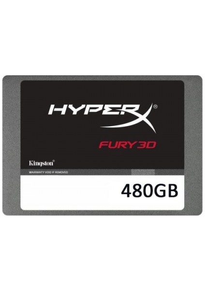 Kc-S44480-6F Hyperx Fury 3D 480GB 500-500 Sata SSD