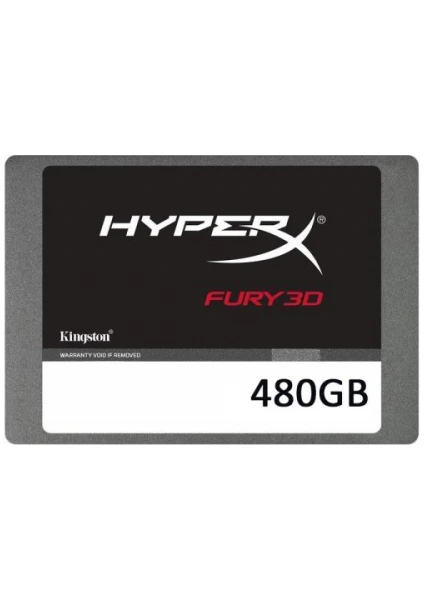 Kc-S44480-6F Hyperx Fury 3D 480GB 500-500 Sata SSD