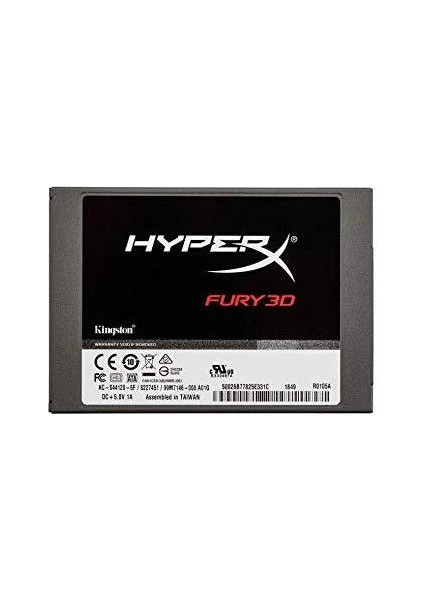 Kc-S44480-6F Hyperx Fury 3D 480GB 500-500 Sata SSD