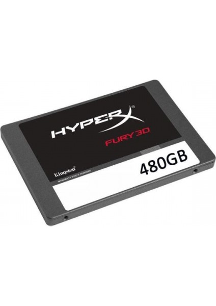 Kc-S44480-6F Hyperx Fury 3D 480GB 500-500 Sata SSD