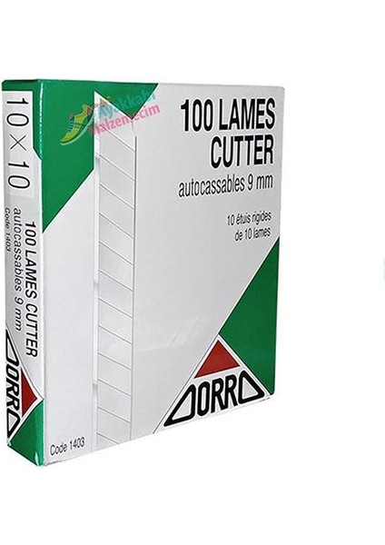 1403 Maket Bıçağı Yedeği 9 mm (10 Tüp) fiyatları