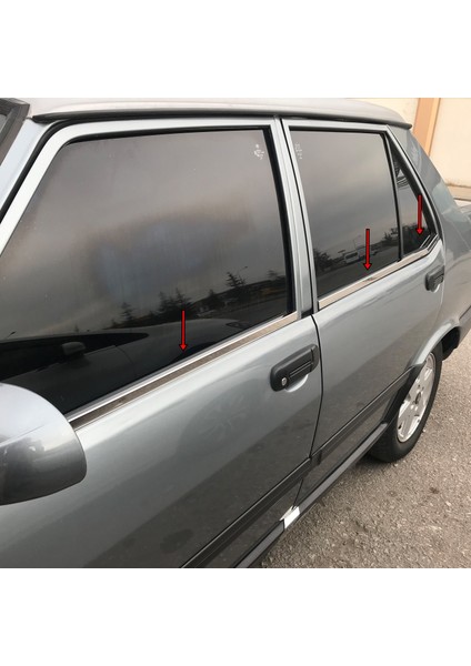 Tofaş Kartal Şahin Doğan Krom Cam Çıtası 6 Prç